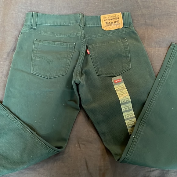 Levi’s 513 Hunter Green Jeans, Sz 16, NWT! - Picture 3 of 5